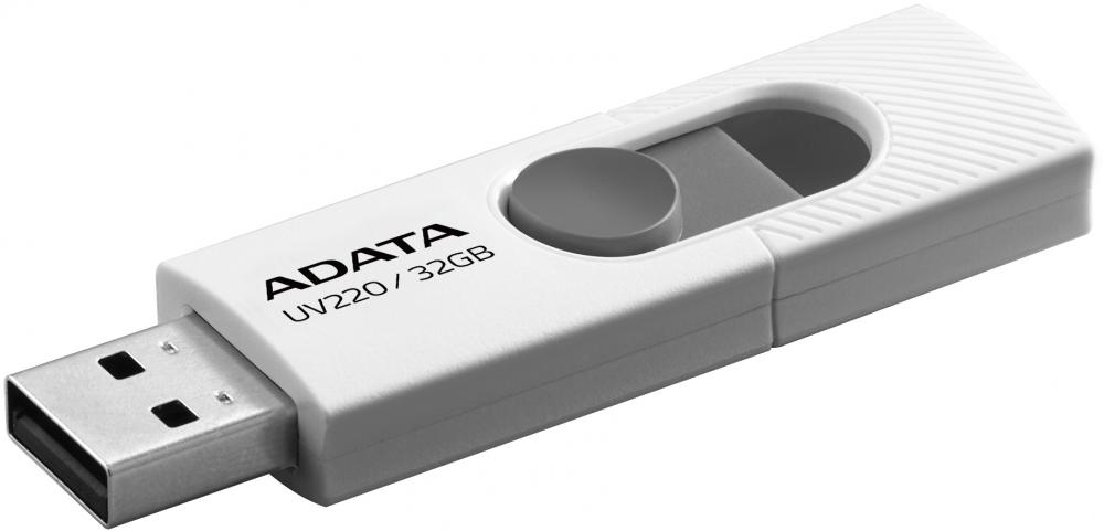 USB Flash ADATA UV220 32GB (белый/серый)