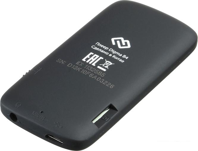 Плеер MP3 Digma B4 8GB (черный)