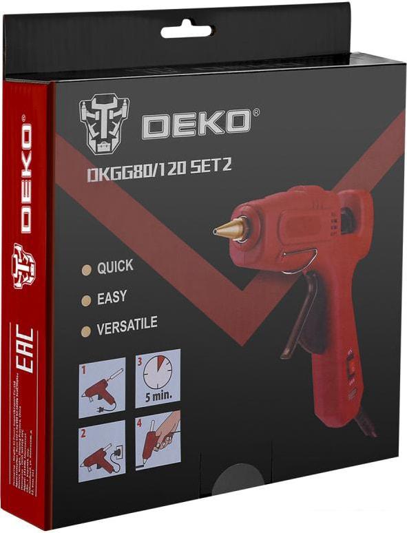 Термоклеевой пистолет Deko DKGG80/120 Set 2