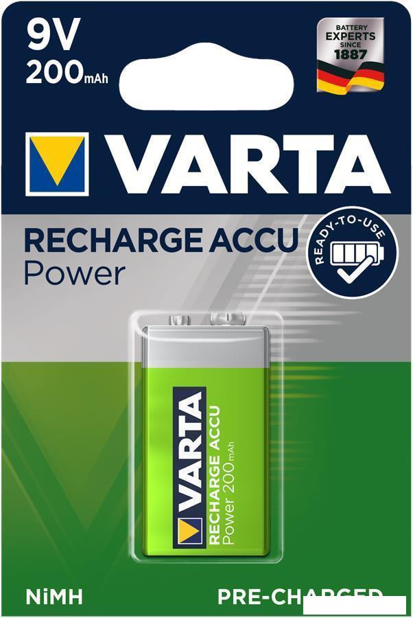 Батарейка Varta Power NiMH 6F22 56722