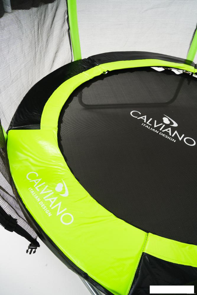 Батут Calviano Outside Master Green 140 см - 4.5ft (внешняя сетка, складной, без лестницы)